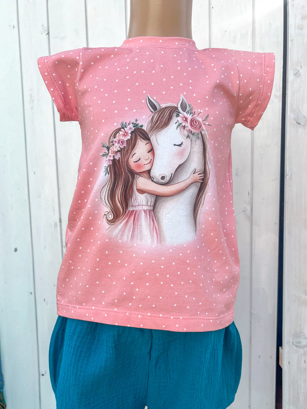 Cutie Shirt Pferdemädchen Gr. 104