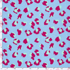 Musselin Leoparden Eisblau