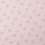 Baumwolle Popeline 3D Stickerei Blumen rosa
