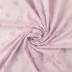Baumwolle Popeline 3D Stickerei Blumen rosa