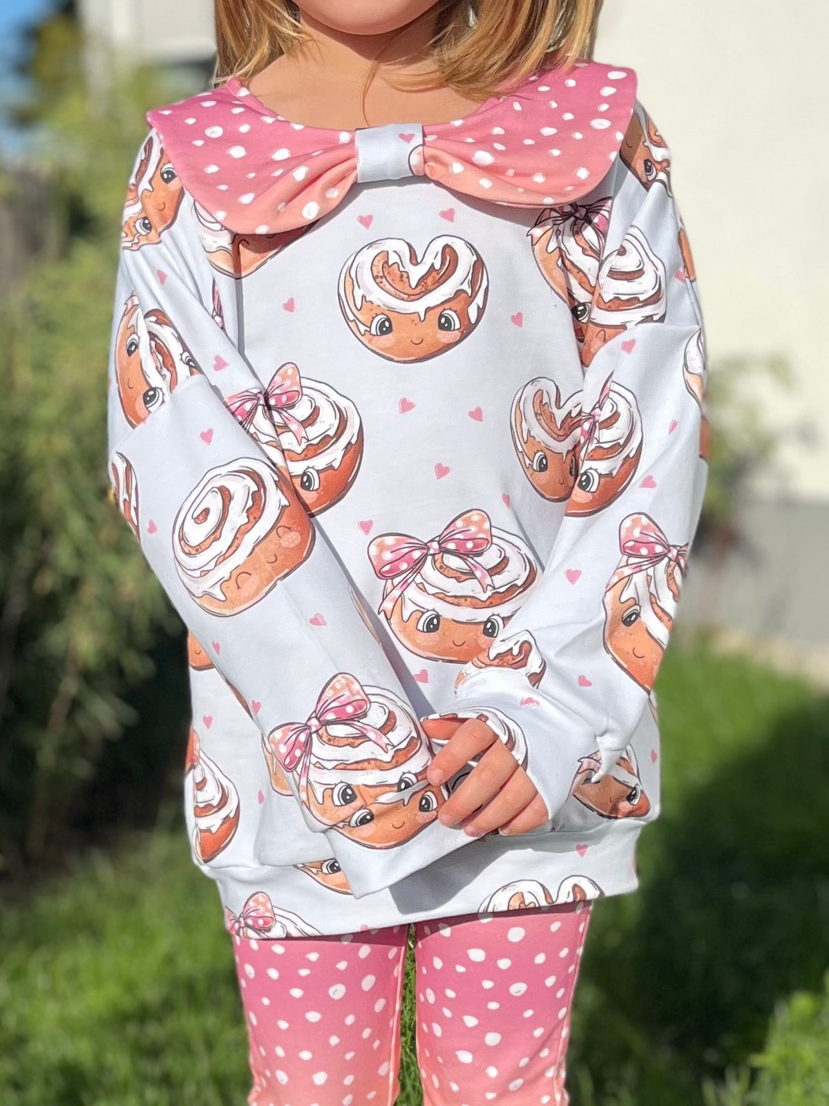 Glossy Pullover mit Schleifenkragen Gr. 74 - 170