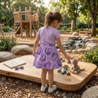 Bio Leoparden Herz Lila