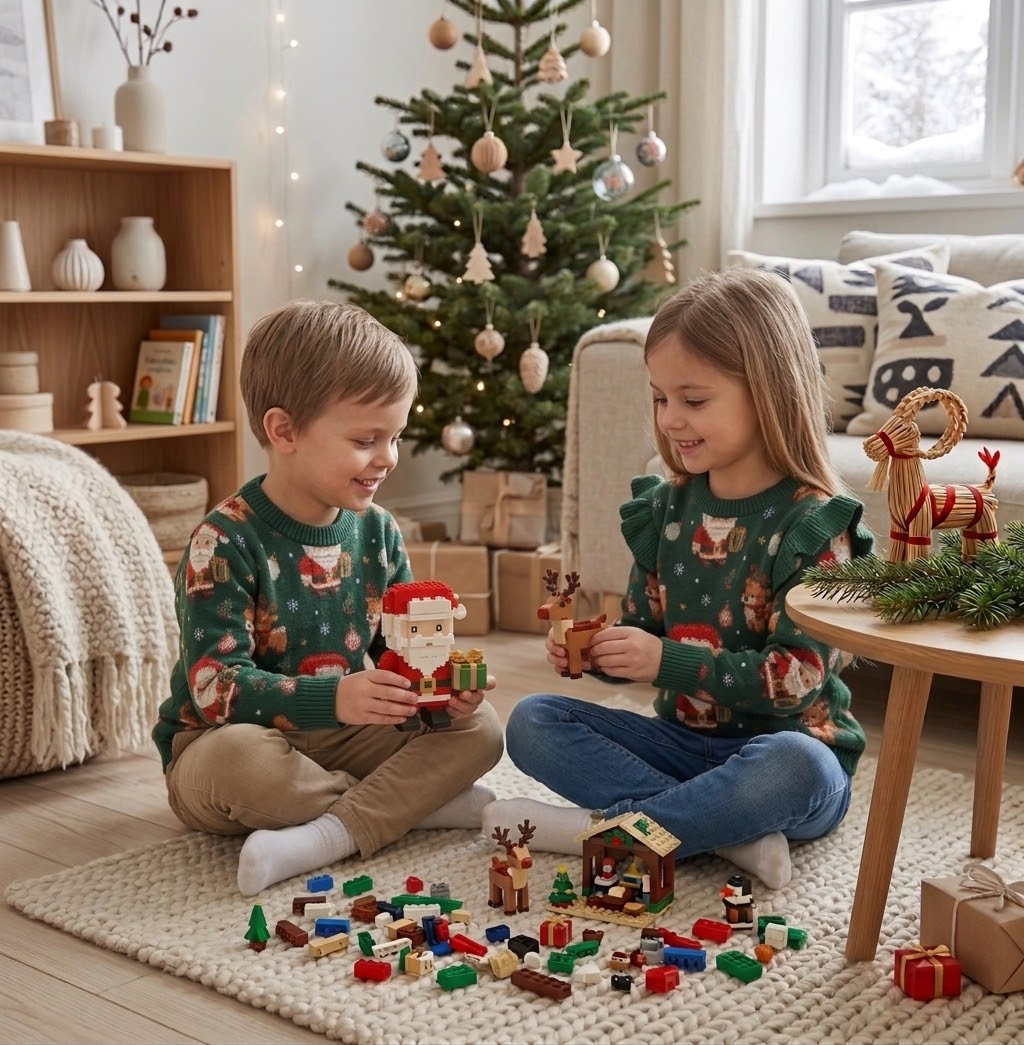 Bio Bausteine Weihnachtsmann