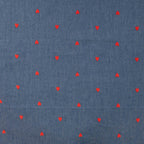 Chambray Stickerei Herzen - jeans