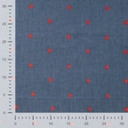 Chambray Stickerei Herzen - jeans