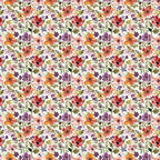 rote und gelbe Blumen Aquarell