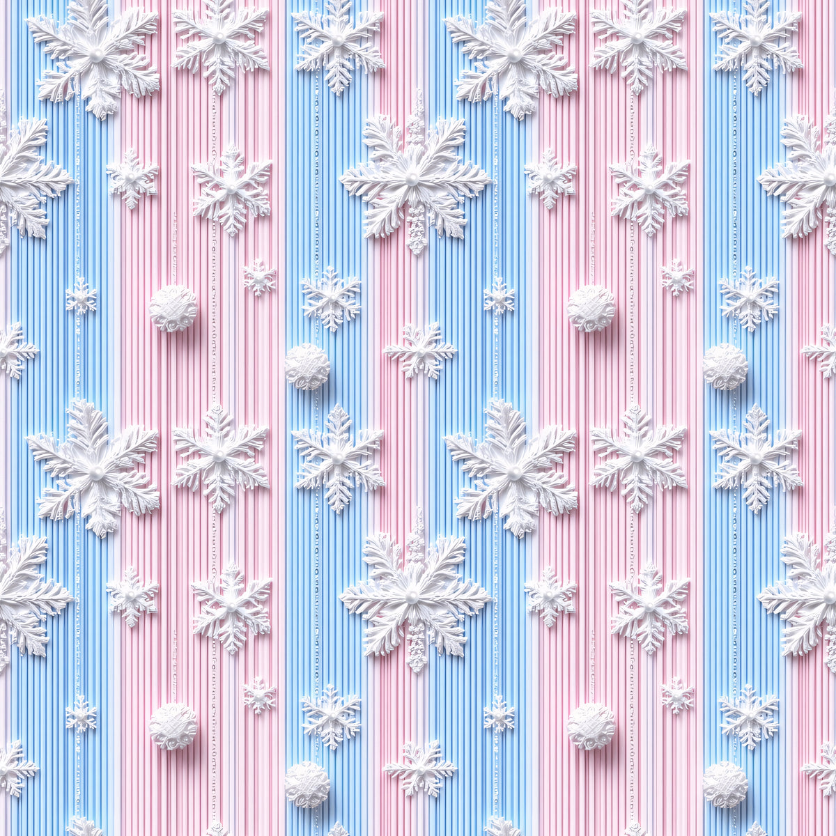 Bio Strickstreifen - blau rosa