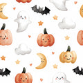 Bio Aquarell Halloween Muster