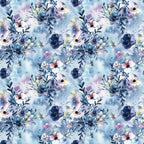 Aquarell Blaue Blumen